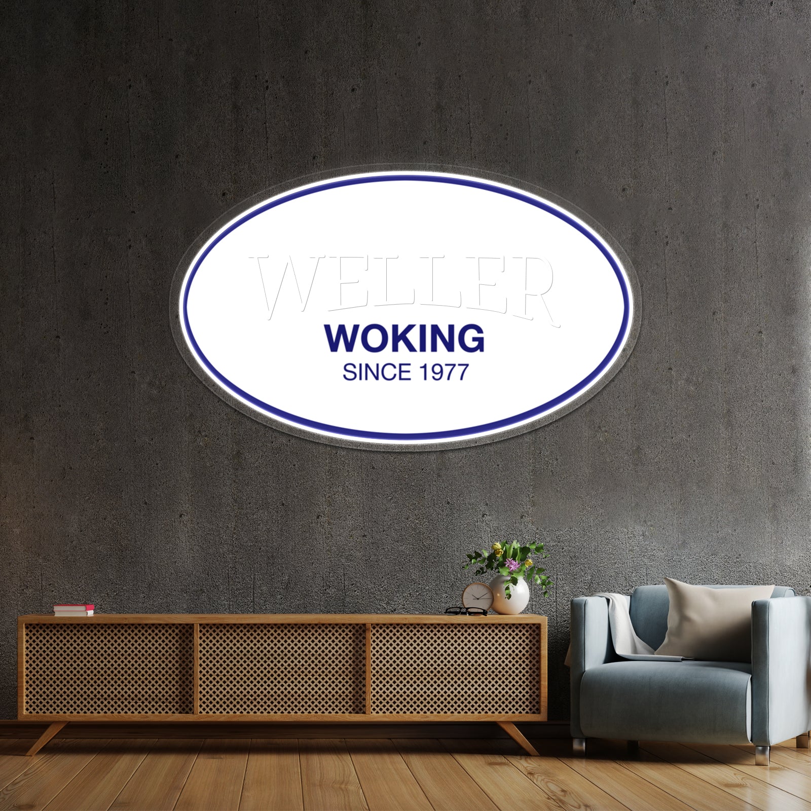 Paul Weller Woking Artwork Neon Wall Sign | Shineneon