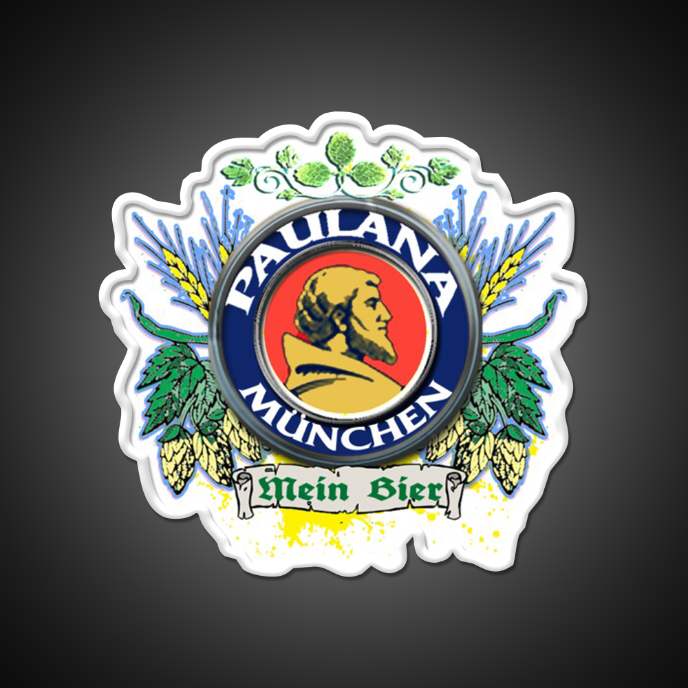 Paulaner Munchen Beer One Of Germanys Beer Bar Decor Led Neon Sign Rgb Color - LED neon sign view 11