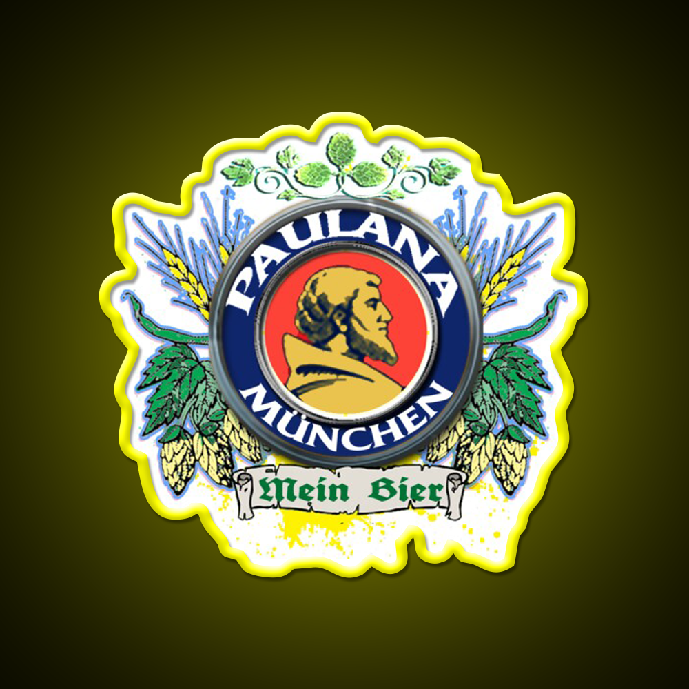 Paulaner Munchen Beer One Of Germanys Beer Bar Decor Led Neon Sign Rgb Color - LED neon sign view 7