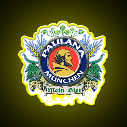 Paulaner Munchen Beer One Of Germanys Beer Bar Decor Led Neon Sign Rgb Color - LED neon sign view 7