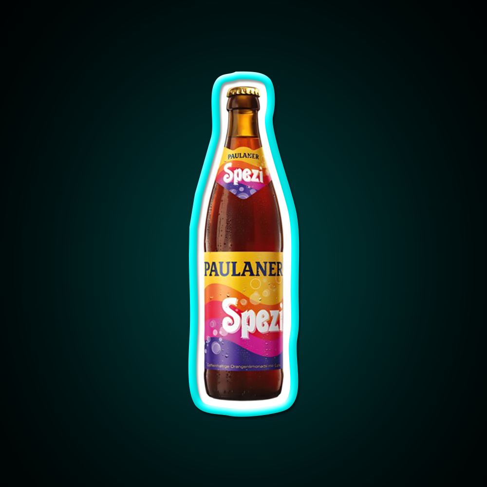 Paulaner Spezi Beer Bar Decor Led Neon Sign Rgb Color - Size and dimension reference