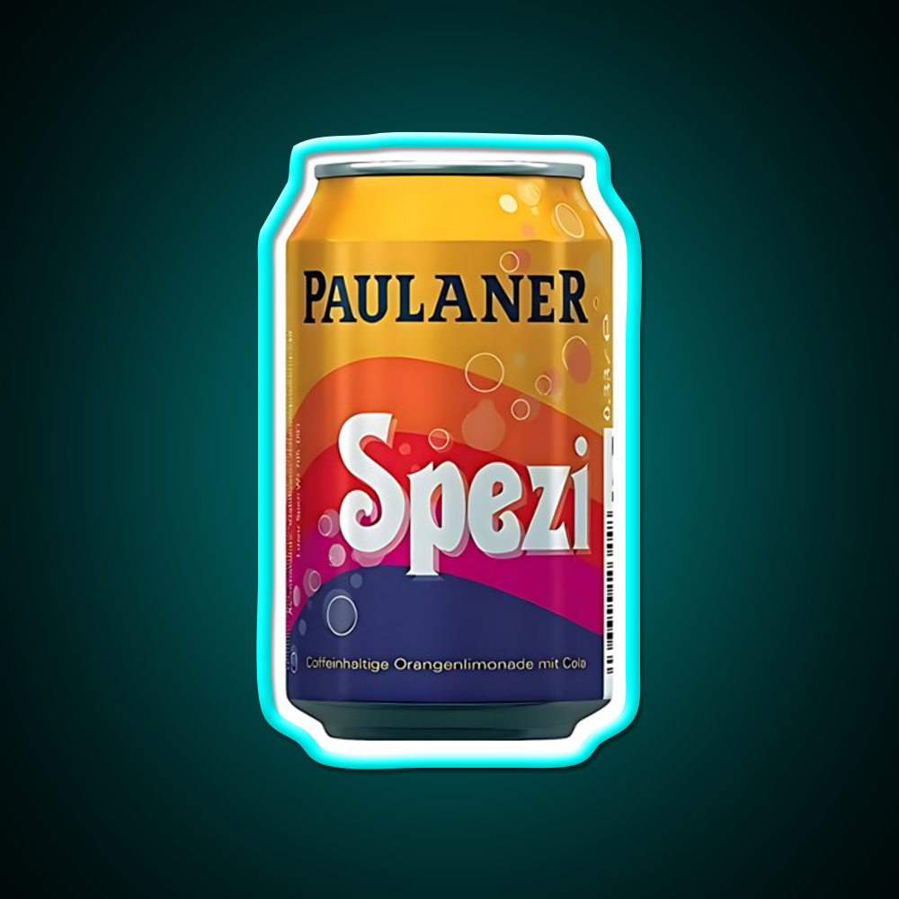 Paulaner Spezi Beer Bar Decor Led Neon Sign Home Bar Decor Rgb Color - Size and dimension reference