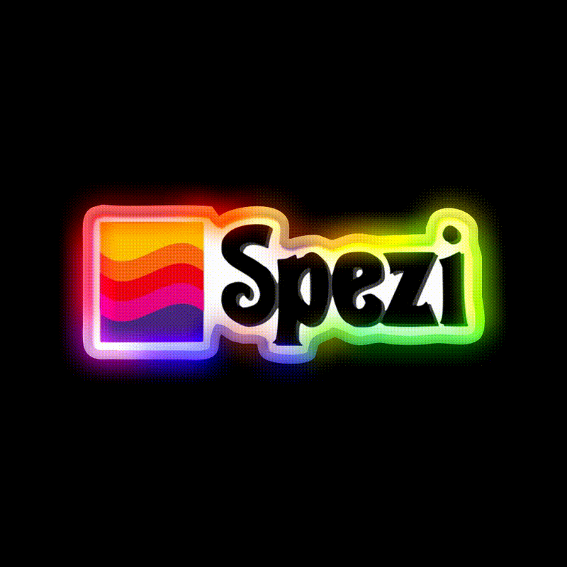 Paulaner Spezi Beer Bar Decor Led Neon Sign Wall Decor Rgb Color - LED neon sign close-up detail