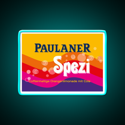 Paulanerspezi Munich Beer Bar Decor Led Neon Sign Wall Art Rgb Color - Size and dimension reference