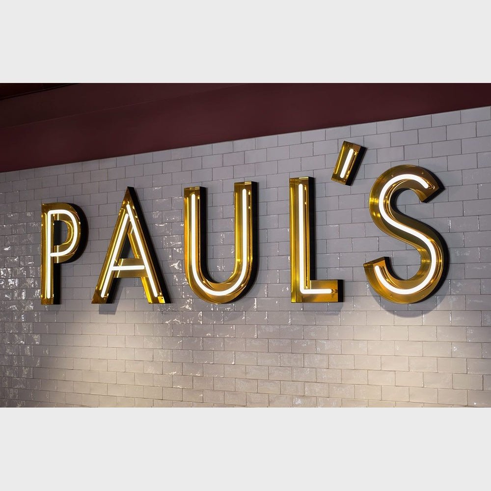 Pauls 3D Backlit Channel Letters Led Light Sign - Shineneon