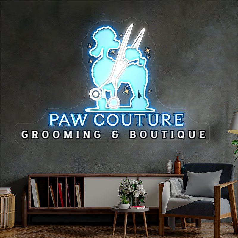 PAW COUTURE Custom Neon Sign - Shineneon