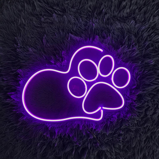 Paw Neon Sign