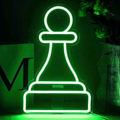 Pawn Chess Piece Led Light - Shineneon