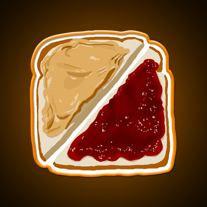 Pb And J Snack Food Led Neon Sign For Snack Room Rgb Color - Shineneon