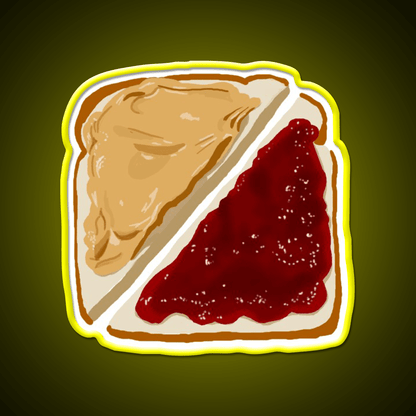 Pb And J Snack Food Led Neon Sign For Snack Room Rgb Color - Shineneon