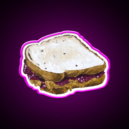 Pb And J Snack Food Led Neon Sign Rgb Color - Shineneon