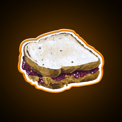 Pb And J Snack Food Led Neon Sign Rgb Color - Shineneon
