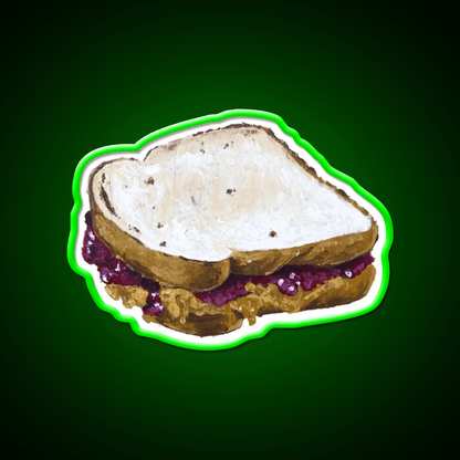 Pb And J Snack Food Led Neon Sign Rgb Color - Shineneon