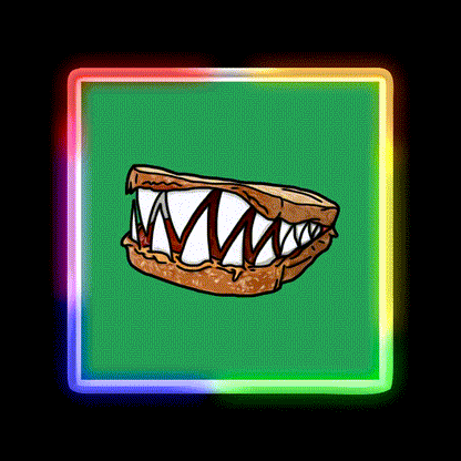 Pb And Jaws Fast Food Led Neon Sign For Burger Place Rgb Color - LED neon sign close-up detail