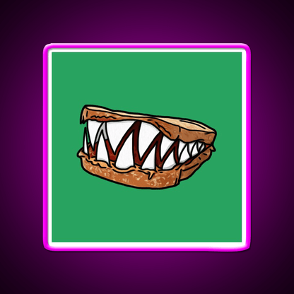 Pb And Jaws Fast Food Led Neon Sign For Burger Place Rgb Color - Shineneon