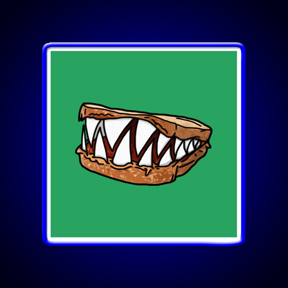 Pb And Jaws Fast Food Led Neon Sign For Burger Place Rgb Color - Shineneon