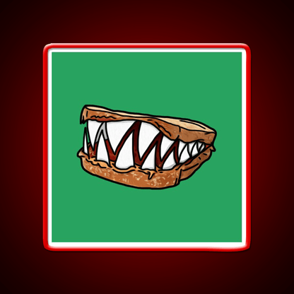 Pb And Jaws Fast Food Led Neon Sign For Burger Place Rgb Color - Shineneon