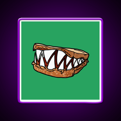 Pb And Jaws Fast Food Led Neon Sign For Burger Place Rgb Color - Shineneon
