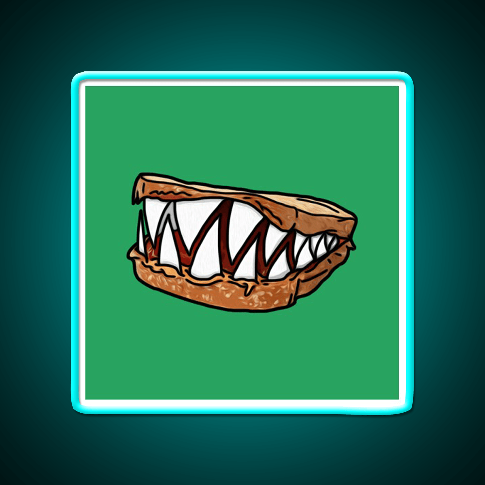 Pb And Jaws Fast Food Led Neon Sign For Burger Place Rgb Color - Shineneon