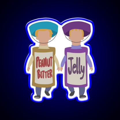 Pb J Andy And Ollie Fast Food Led Neon Sign For Burger Place Rgb Color - Shineneon