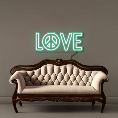 Peace And Love Led Neon Signs | Shineneon