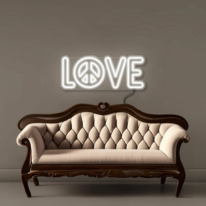 Peace And Love Led Neon Signs | Shineneon