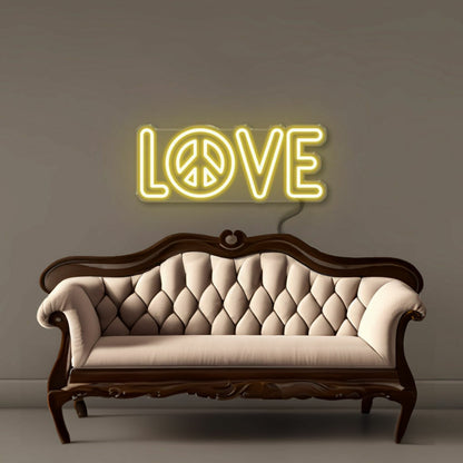 Peace And Love Led Neon Signs | Shineneon