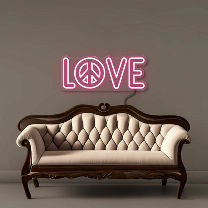 Peace And Love Led Neon Signs | Shineneon