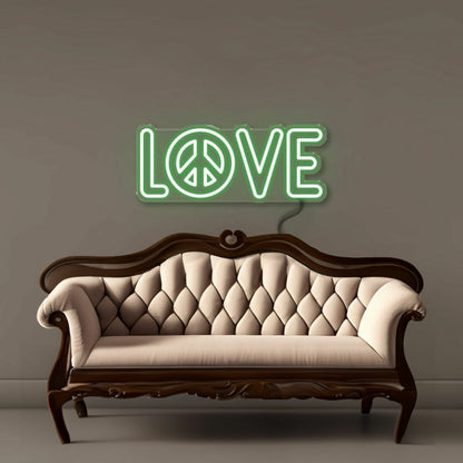 Peace And Love Led Neon Signs | Shineneon