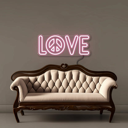 Peace And Love Led Neon Signs | Shineneon