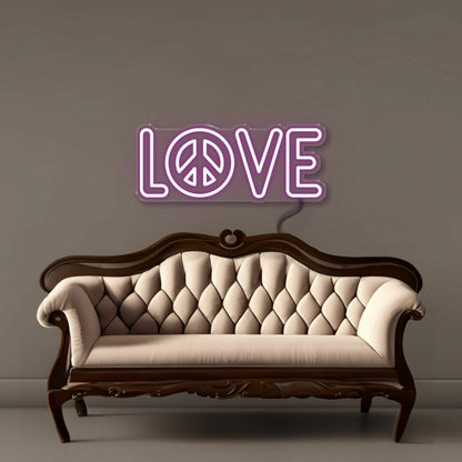 Peace And Love Led Neon Signs | Shineneon