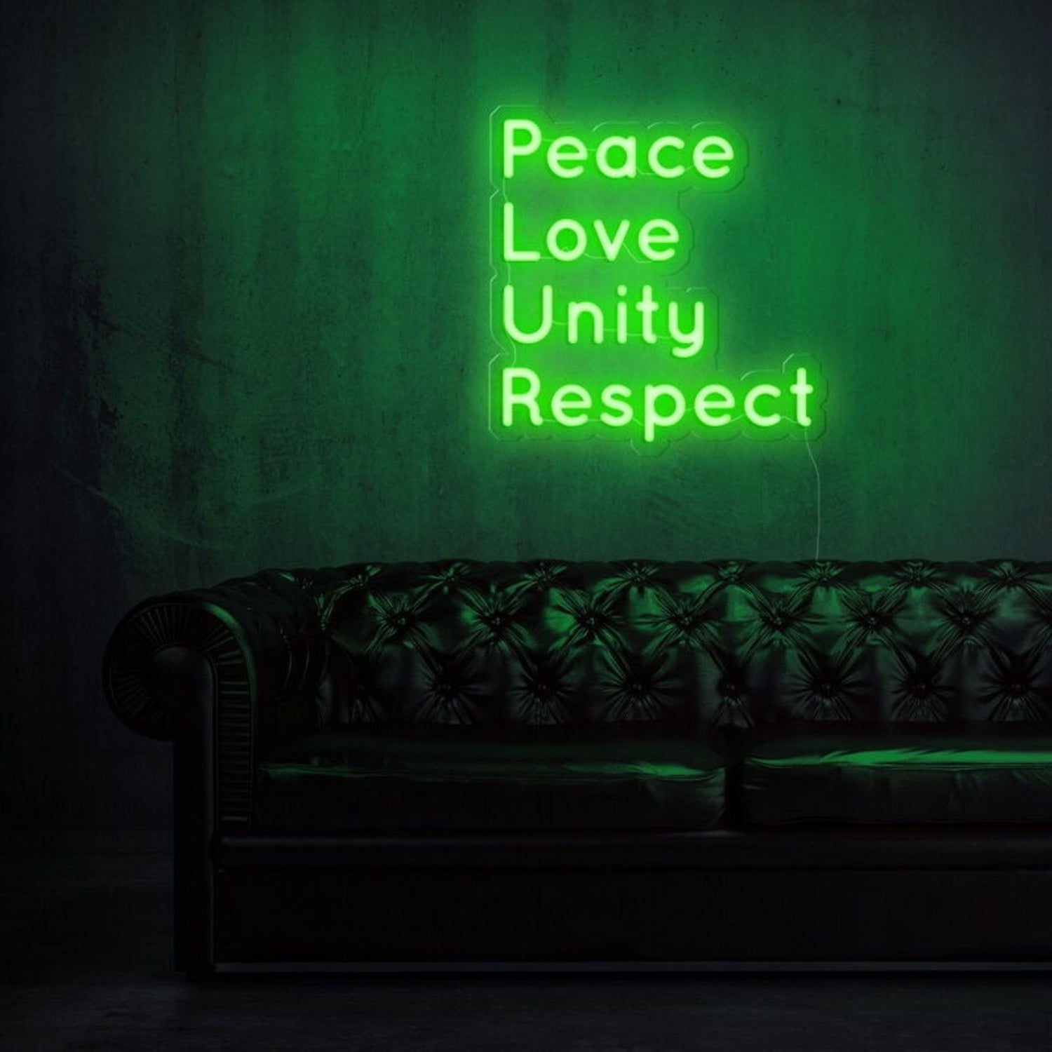 Peace Love Unity Respect Plur Led Neon Sign | Shineneon
