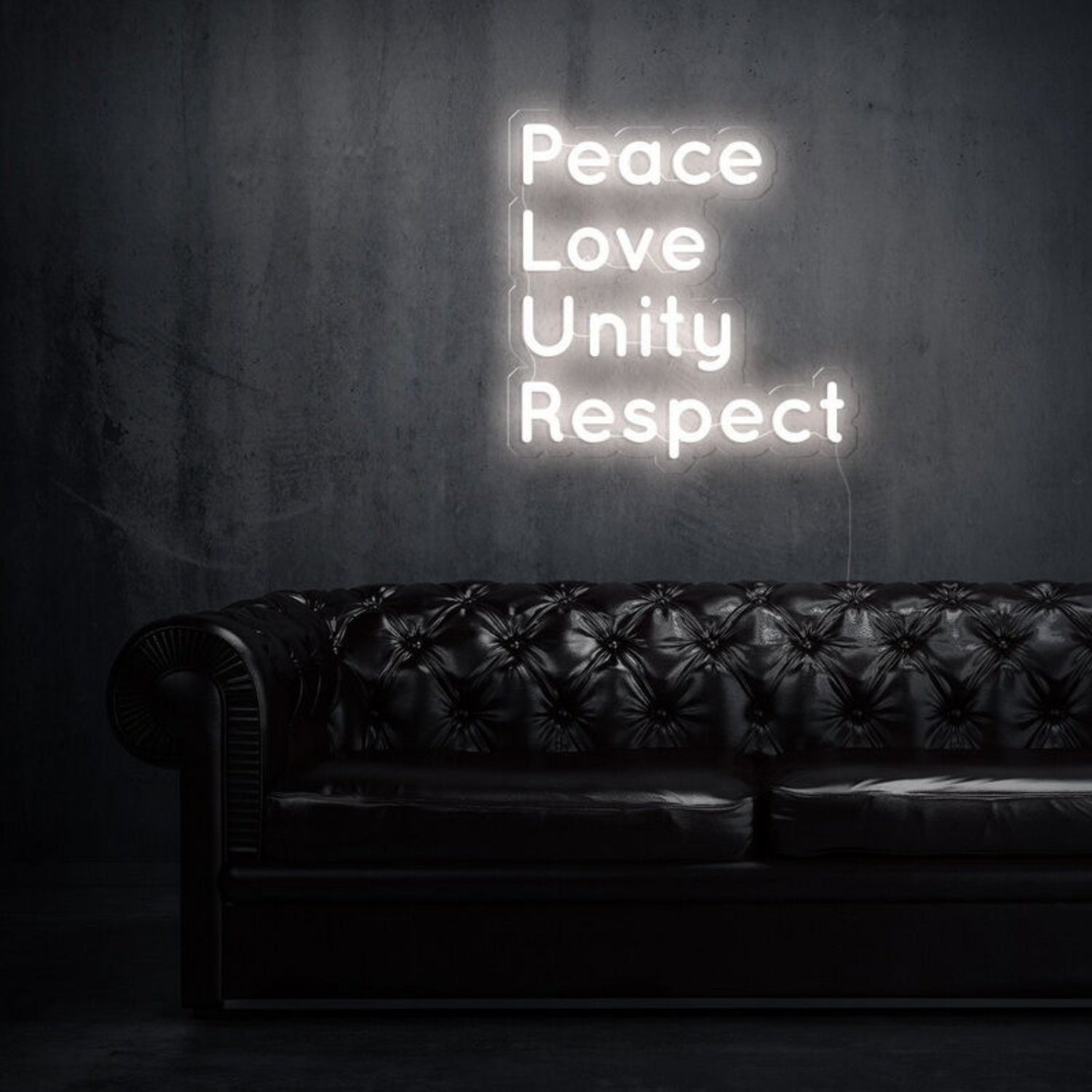 Peace Love Unity Respect Plur Led Neon Sign | Shineneon