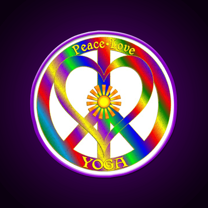 Peace Love Yoga Led Neon Sign For Wellness Space Rgb Color - Shineneon