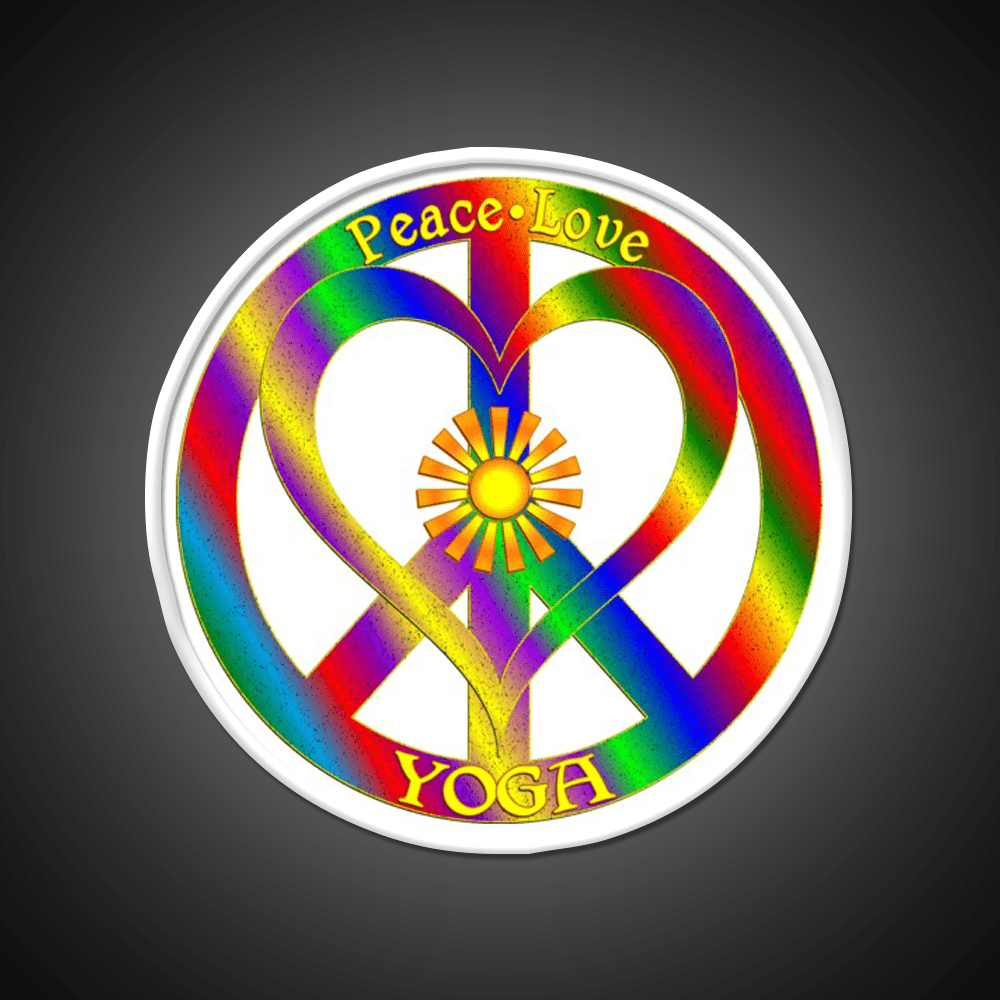 Peace Love Yoga Led Neon Sign For Wellness Space Rgb Color - Shineneon