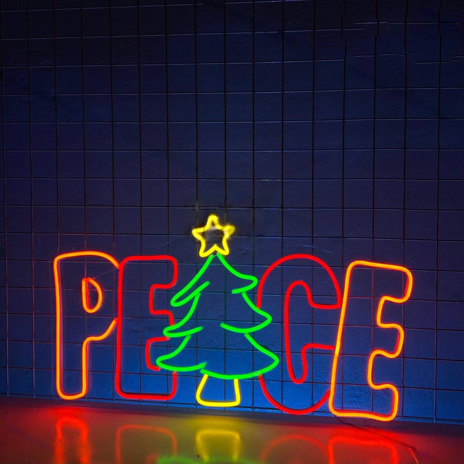 Peace Neon Light Home Wall Decor | Shineneon