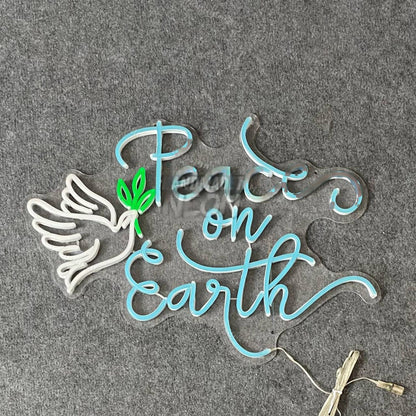 Peace On Earth Led Neon Sign | Shineneon