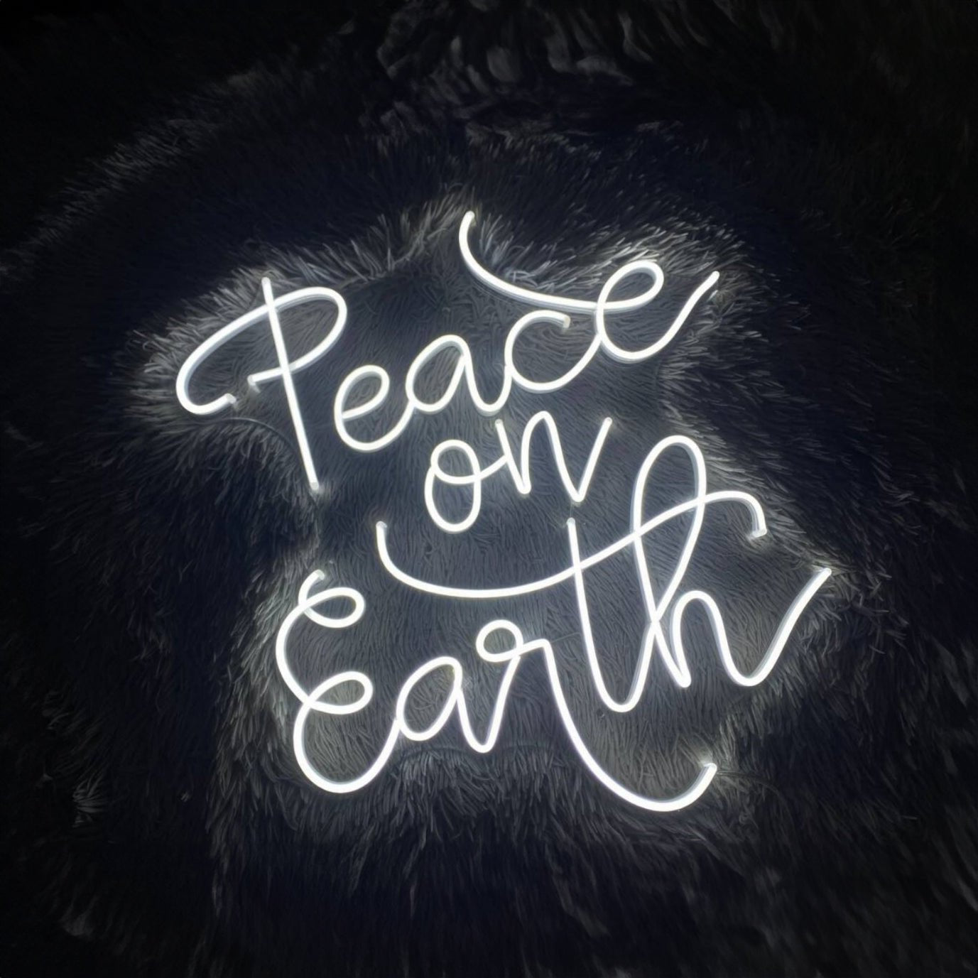 Peace On Earth Neon Sign Peace On Earth Led Sign - Shineneon
