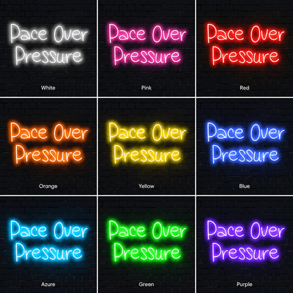 Peace Over Pressure Wall Decor LED Neon Sign - Shineneon