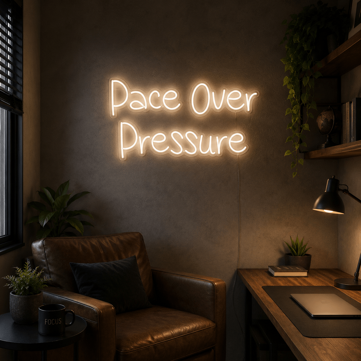 Peace Over Pressure Wall Decor LED Neon Sign - Shineneon