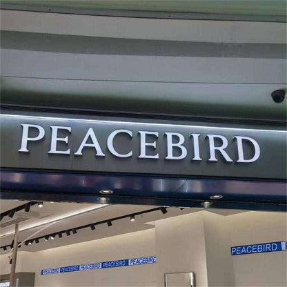 Peacebird 3D Frontlit Channel Letters Led Light Sign - Shineneon