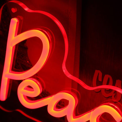 Peaceful Easy Feeling Red Led Neon Sign - Shineneon