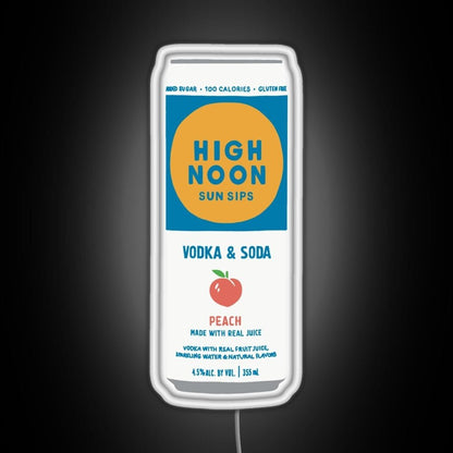 Peach High Noon Rgb Led Neon Sign Pop Wall Art - Shineneon