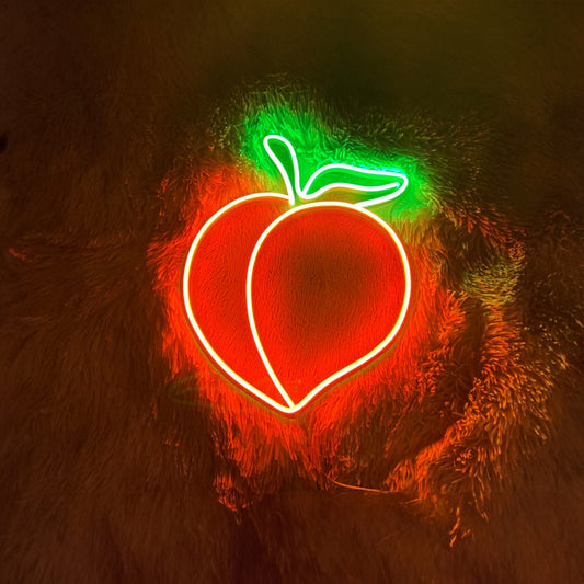 Peach Led Sign