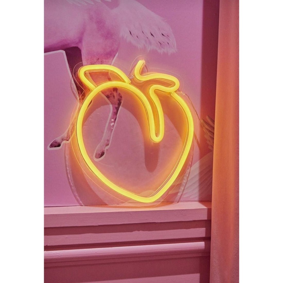 Peach Led Sign Business Neon Sign - Shineneon