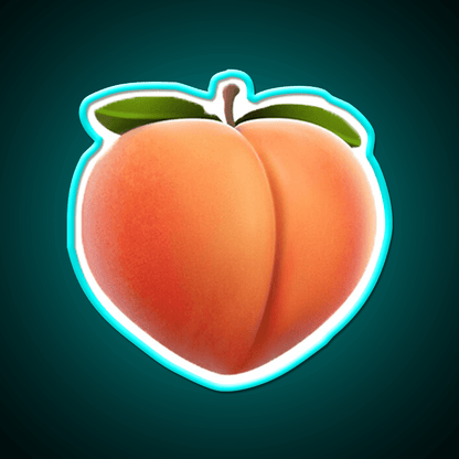 Peach Snack Food Led Neon Sign Rgb Color - Shineneon
