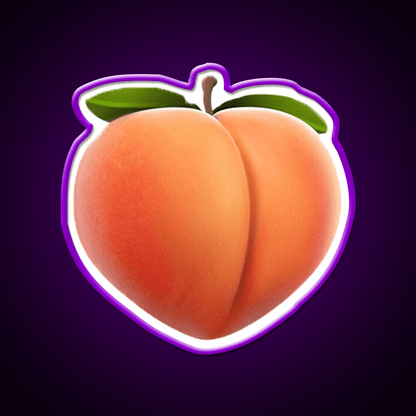 Peach Snack Food Led Neon Sign Rgb Color - Shineneon