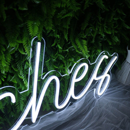 Peaches White Custom Led Neon Sign | Shineneon
