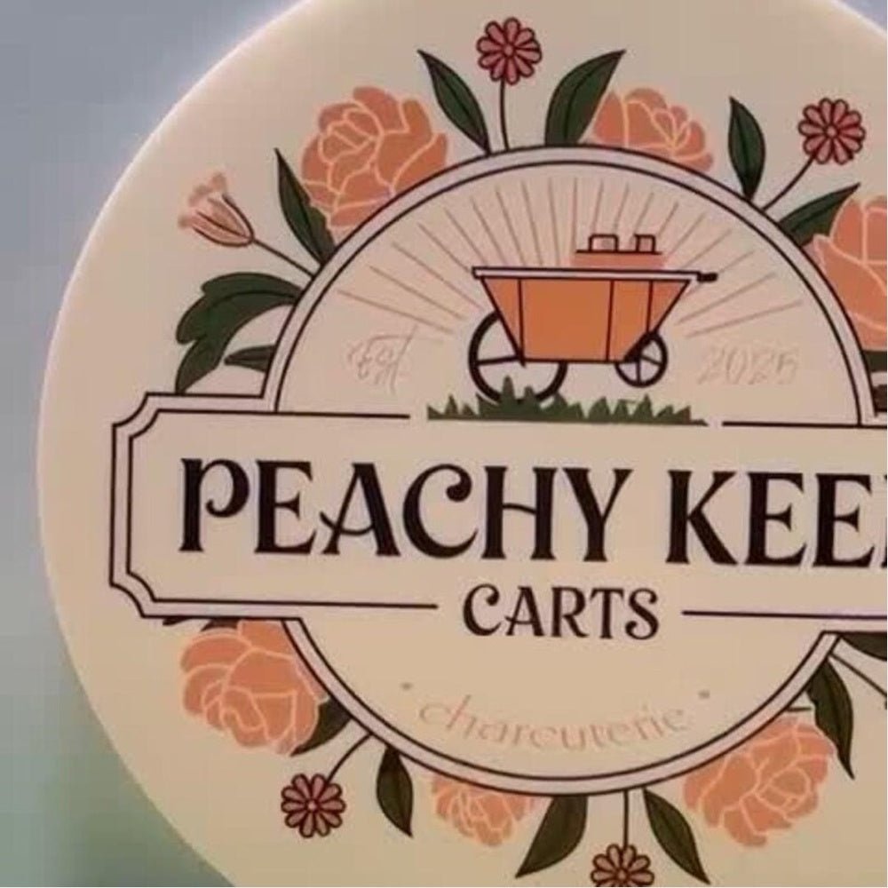 Peachy Keen Carts Acrylic Business Logo Sign - Shineneon