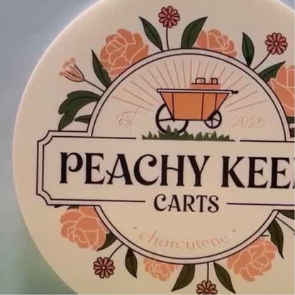 Peachy Keen Carts Acrylic Business Logo Sign - Shineneon